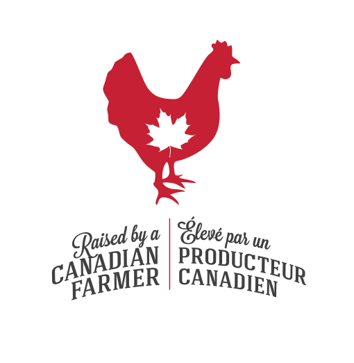 Raised by a Canadian Farmer Logo